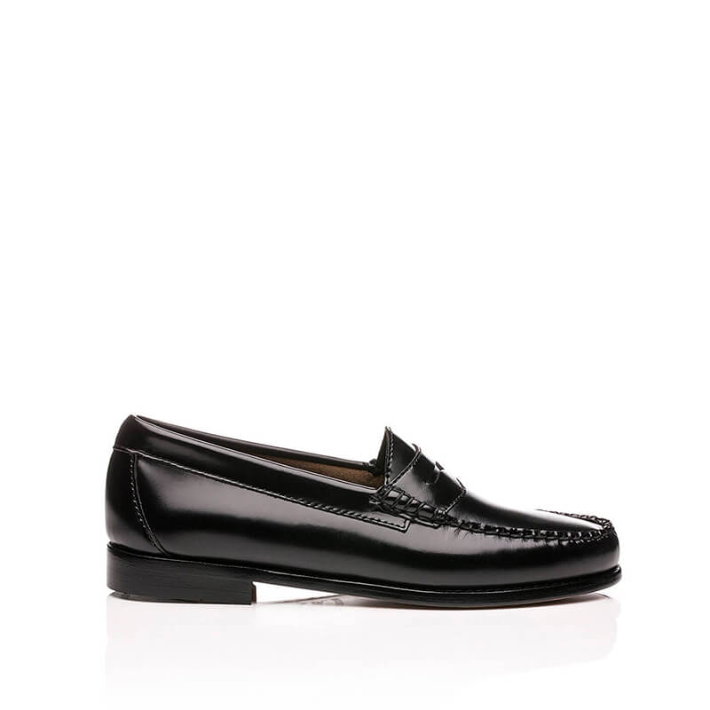 weejuns penny loafers black leather