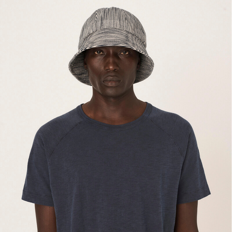 YMC Gilligan Cotton Linen Hat - Navy - TheRoom Barcelona