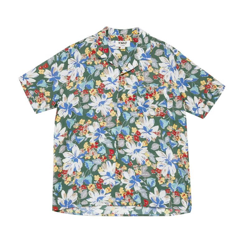 YMC Malick Cotton Silk Shirt - Floral Print - TheRoom Barcelona