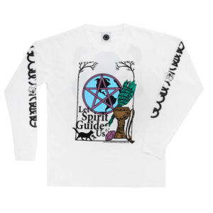 GOOD MORNING TAPES Wiccan Ways LS Tee – White