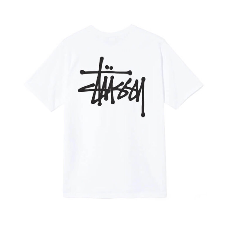 STUSSY Basic Stüssy Tee – White | TheRoom Barcelona