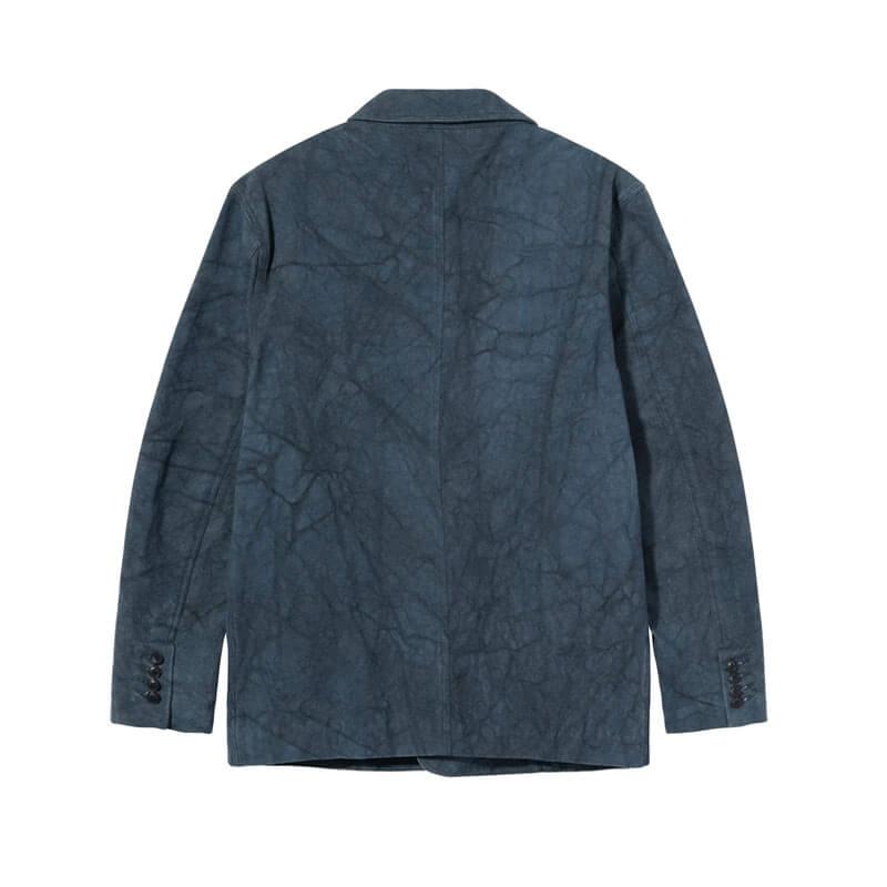 STUSSY Canvas Double Breasted Jacket - Navy | TheRoom Barcelona