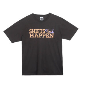 GMT SHIFTS HAPPEN SS TEE CHARCOAL