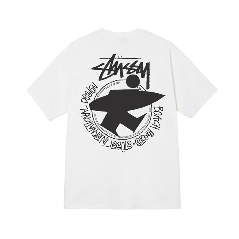 STUSSY Beach Roots Dyed Tee - Natural | TheRoom Barcelona