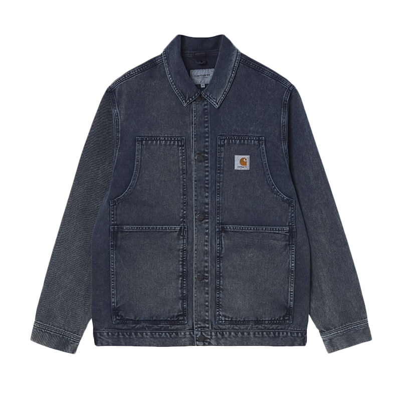 CARHARTT WIP Double Front Jacket - Dark Navy Washed | TheRoom
