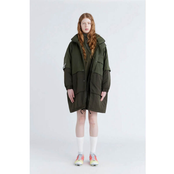 pam youre home long oversized coat cactus 5