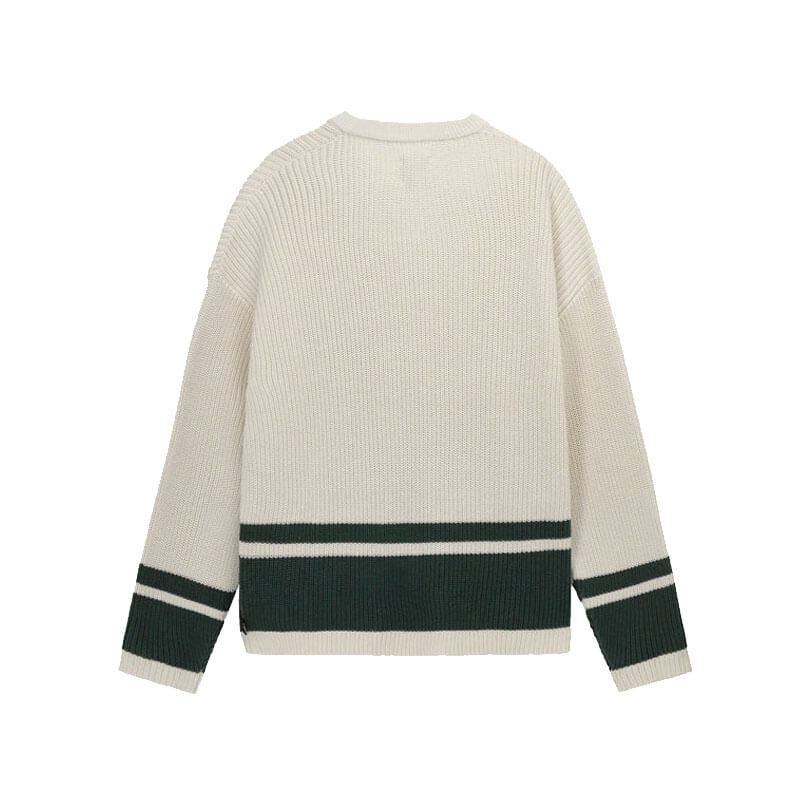 STUSSY Athletic Sweater - Natural | THEROOM Barcelona