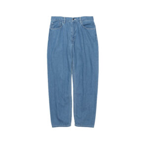 NAMAMICA-5Pockets-Straight-Denim-Pants-Indigo-Bleach