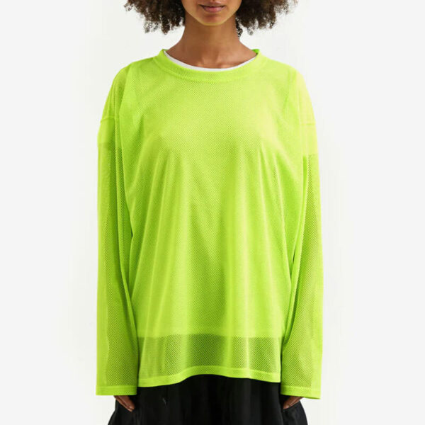 SOUTH2 WEST8 Knit Mesh Shirt - Green