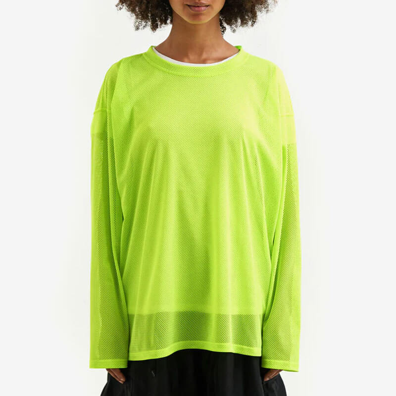 Knit Mesh Shirt - Green