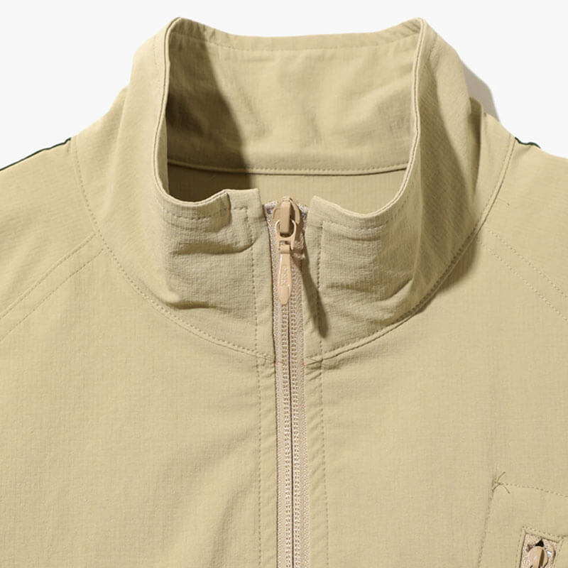 THEROOM | SOUTH2 WEST8 S.L. Zipped Trail Shirt - Beige