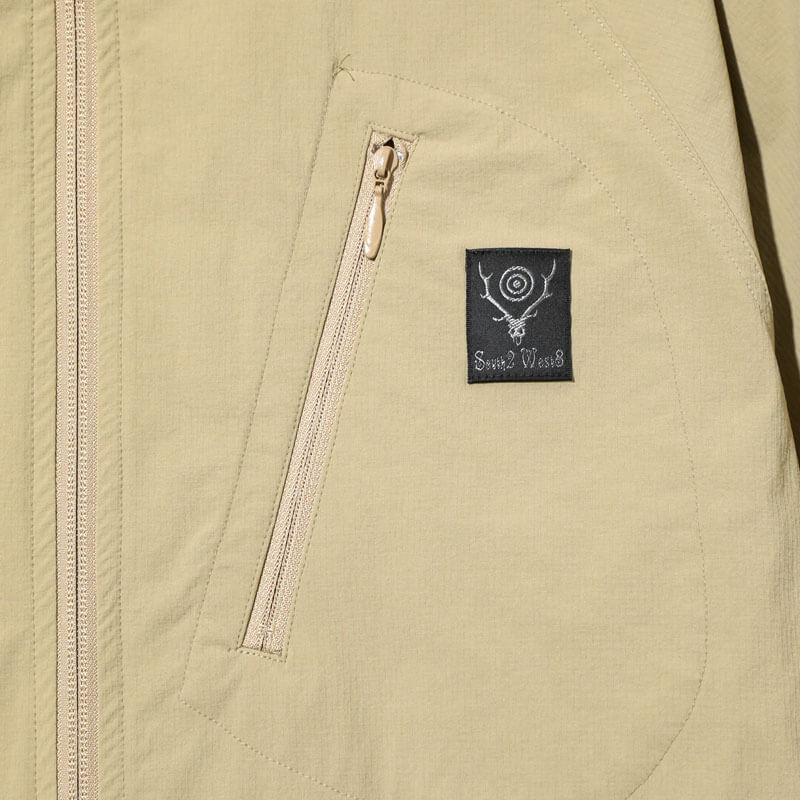 THEROOM | SOUTH2 WEST8 S.L. Zipped Trail Shirt - Beige