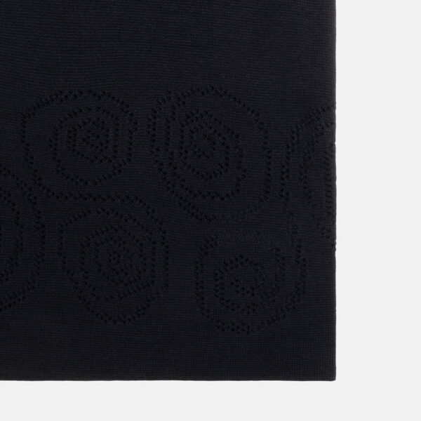 STUSSY Perforated Swirl Knit Shirt - Black