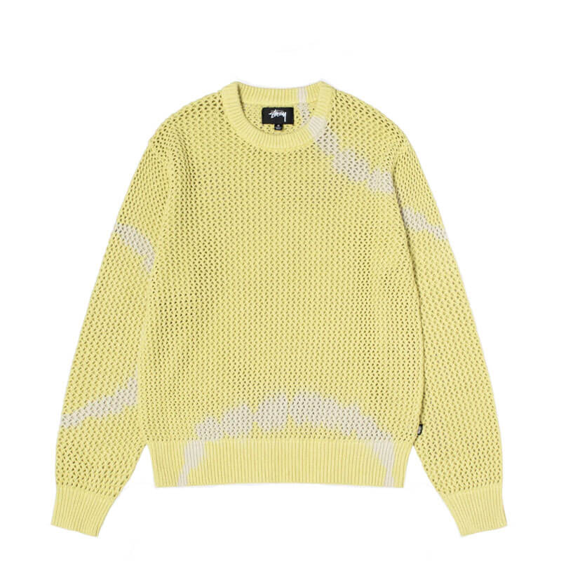 STUSSY Pig Dyed Loose Gauge Sweater - Tie Dye | THEROOM