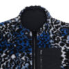 Stüssy Sherpa Reversible Jacket blue leopard