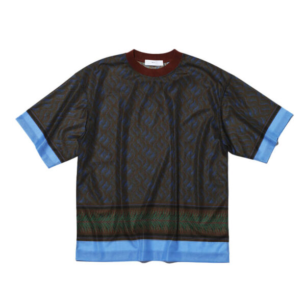 TOGA Sheer Jersey Tee Blue1