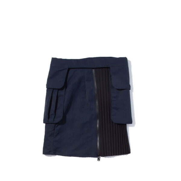 F/CE. Pleated Skirt With Belt Pocket