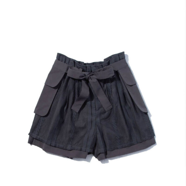 F/CE. Rope Mesh Layered Short - Charcoal
