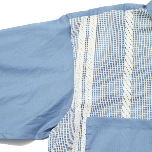 F/CE. Rope Mesh Layered Shirt - Blue