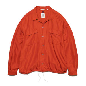 NANAMICA Open Collar Cupra Hemp Shirt - Sunset