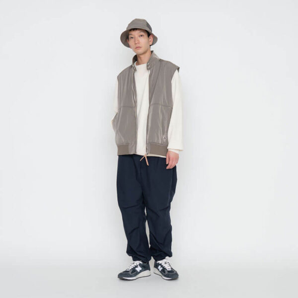 NANAMICA Zip-up Wind Vest - Beige