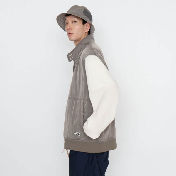 NANAMICA Zip-up Wind Vest - Beige