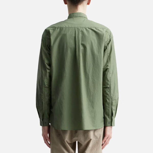 NANGA C/N Ripstop Camp Shirt - Olive