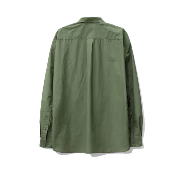 NANGA C/N Ripstop Camp Shirt - Olive