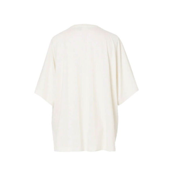 NANGA Eco Hybrid Box Logo Loose Fit Tee - White