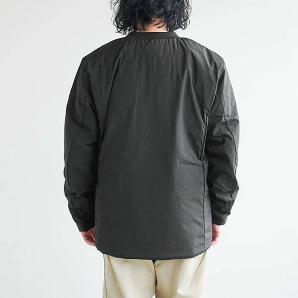 NANGA No Collar Soft Down Cardigan - Black