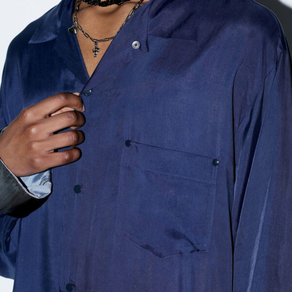 TOGA ARCHIVES Inner Print Shirt - Navy