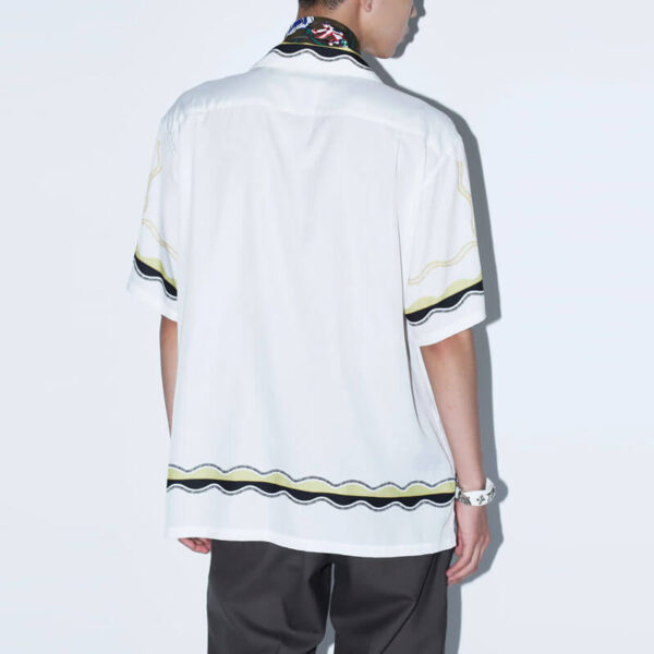 TOGA ARCHIVE Panel Print Shirt – White