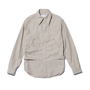 TOGA ARCHIVES Stripe Cotton Shirt – Beige