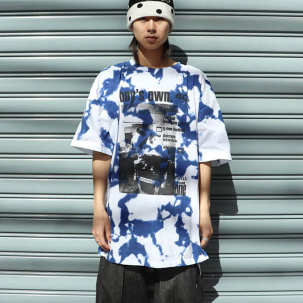 TOGA x BOY’S OWN Issue One Tie Dye Tee – Blue