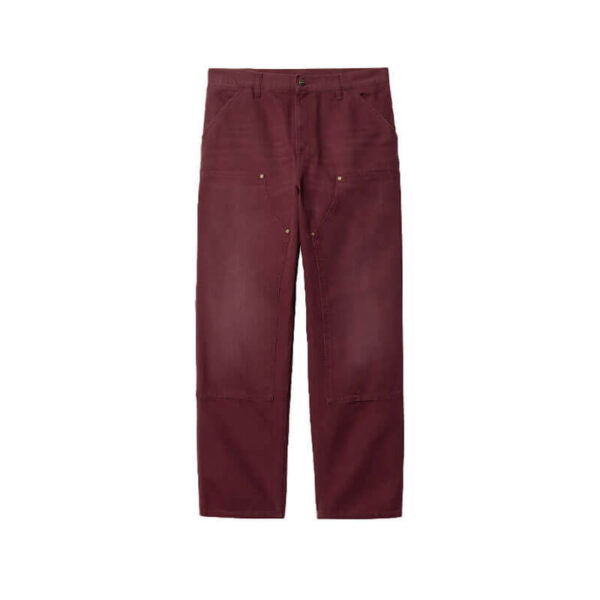 CARHARTT WIP Double Knee Pant - Malbec