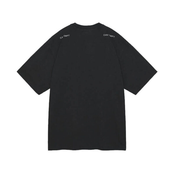 CAV EMPT Washed Pixel Flame Tee - Black