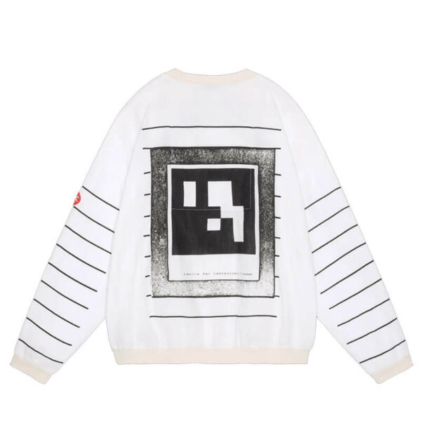 CAV EMPT xPE>µB:X Gauze Crewneck - White