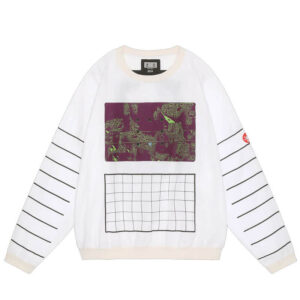 CAV EMPT xPE>µB:X Gauze Crewneck - White