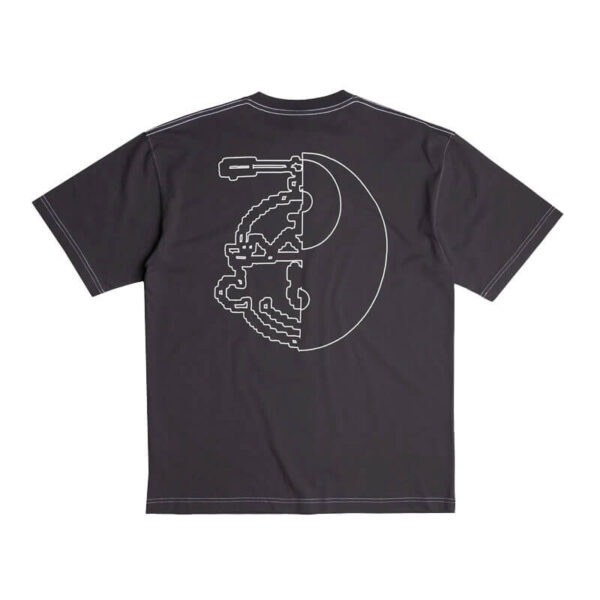 TOKEN TOKEN TOKEN Calyang Contrast Tee - Off Black