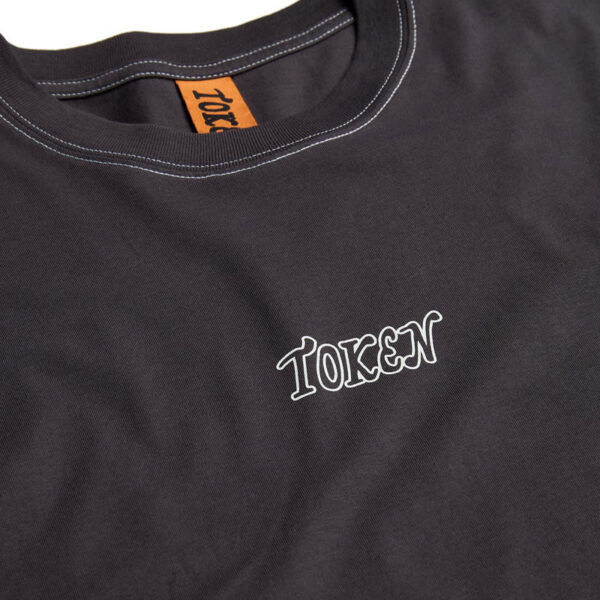 TOKEN TOKEN TOKEN Calyang Contrast Tee - Off Black