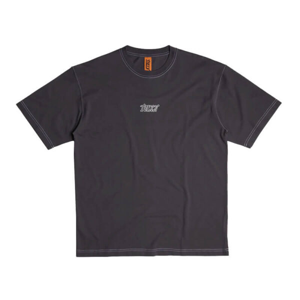 TOKEN TOKEN TOKEN Calyang Contrast Tee - Off Black