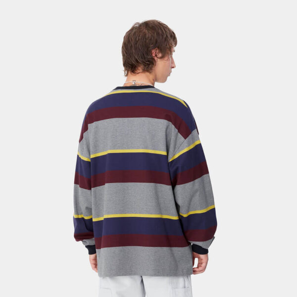 CARHARTT WIP Sundling LS Tee - Sundling Stripe / Aura