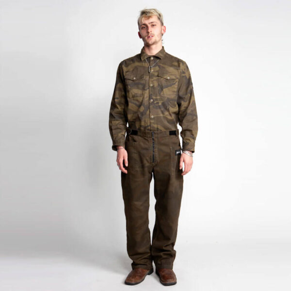 ARIES Camo Walking Trouser - Dark Olive