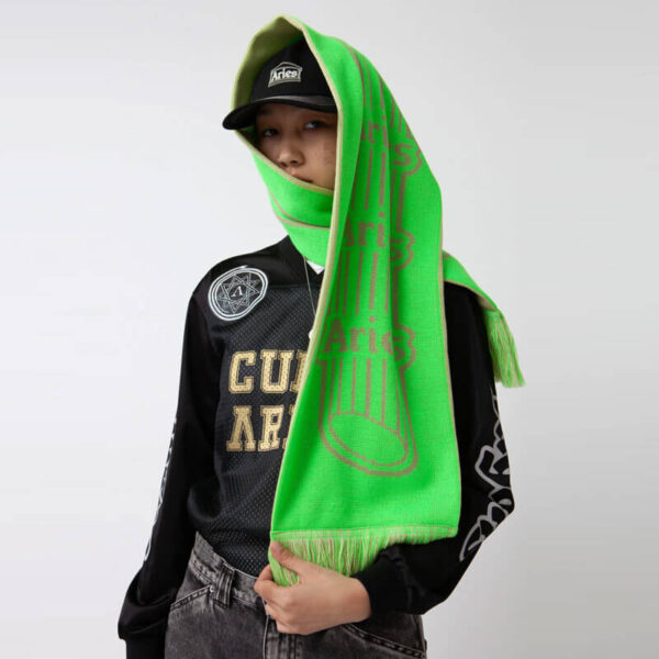 ARIES Column Scarf - Fluoro Green