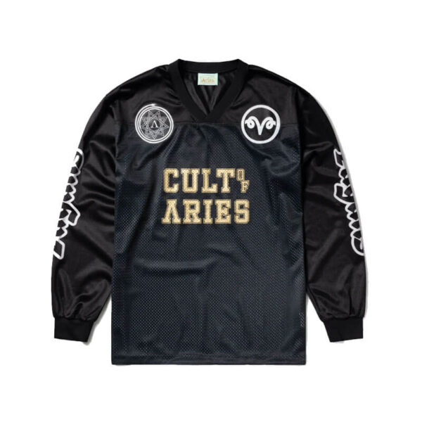 ARIES Cult Leader Airtex LS Tee - Black