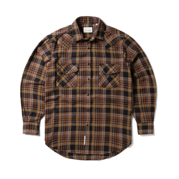 ARIES OD Plaid Western Shirt - Dark Olive