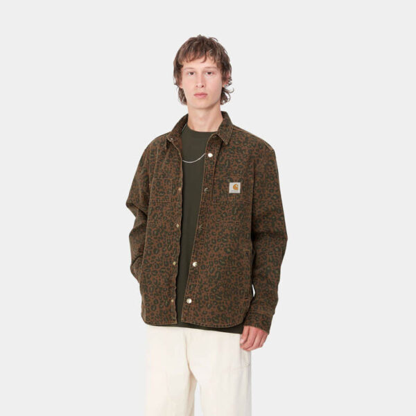 CARHARTT WIP Conro Shirt Jac - Camo Leo Tamarind