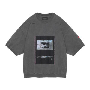 CAV EMPT Overdye Frame6 Crew Neck - Charcoal