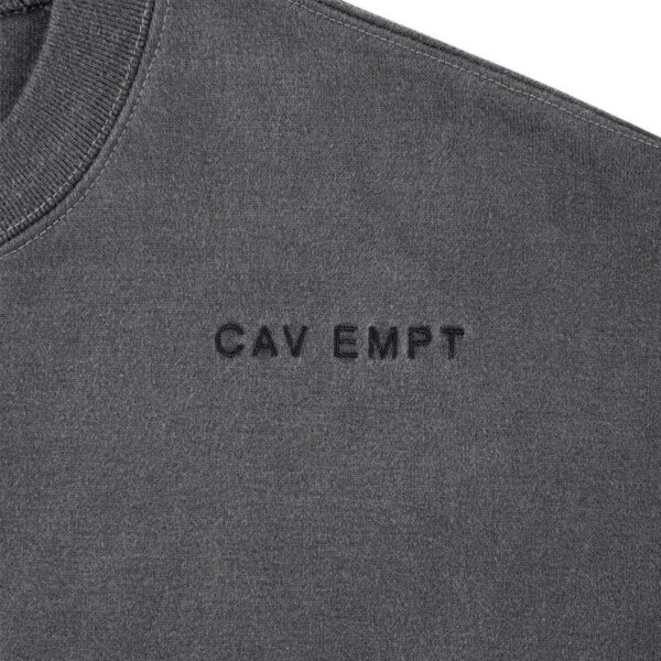 CAV EMPT Overdye Frame6 Crew Neck - Charcoal