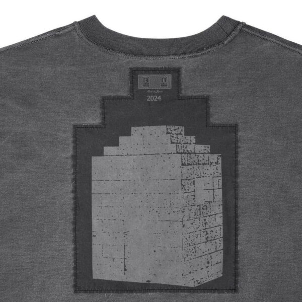 CAV EMPT Overdye Frame6 Crew Neck - Charcoal